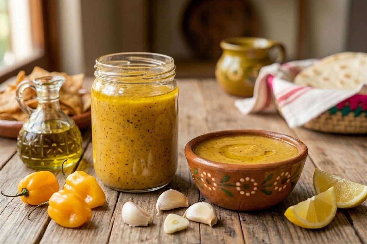 Garlic and Habanero Chili Sauce